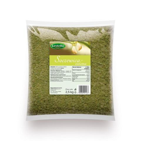 SOCZEWICA ZIELONA 2,5KG LESTELLO