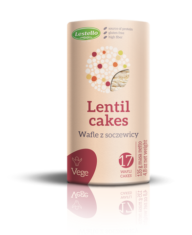 WAFLE Z SOCZEWICY 135G BEZGLUTENOWE LESTELLO