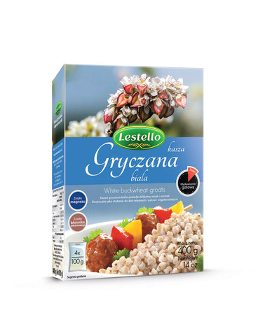 KASZA GRYCZANA BIAŁA 4X100G LESTELLO