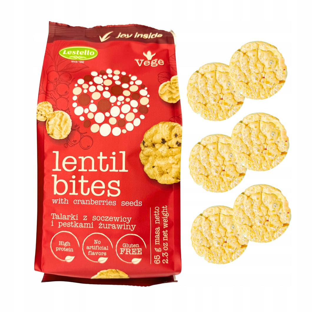 TALARKI Z SOCZEWICY I PESTKAMI ŻURAWINY 65 G