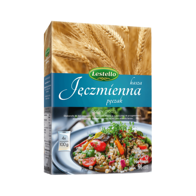 Kasza jęczmienna pęczak. Opakowanie o wadze 400g.