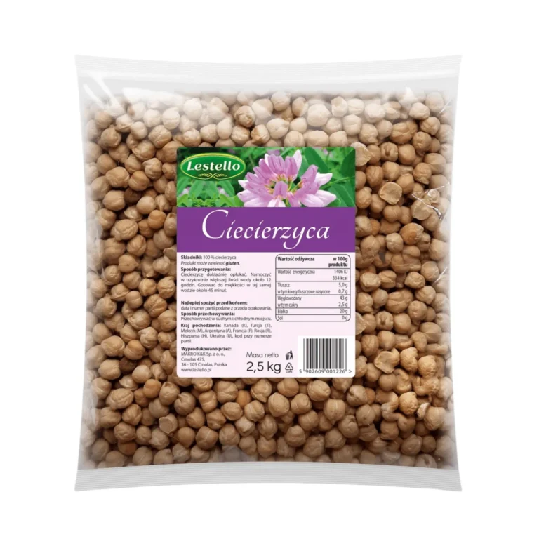Ciecierzyca. Opakowanie o wadze 2.5kg.