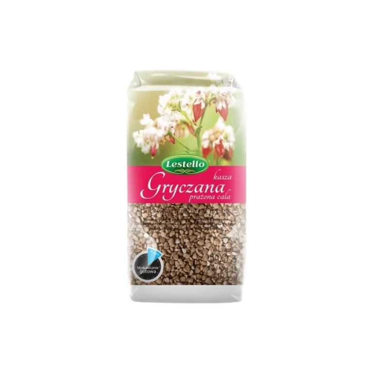 Kasza gryczana prażona. Opakowanie o wadze 500g.