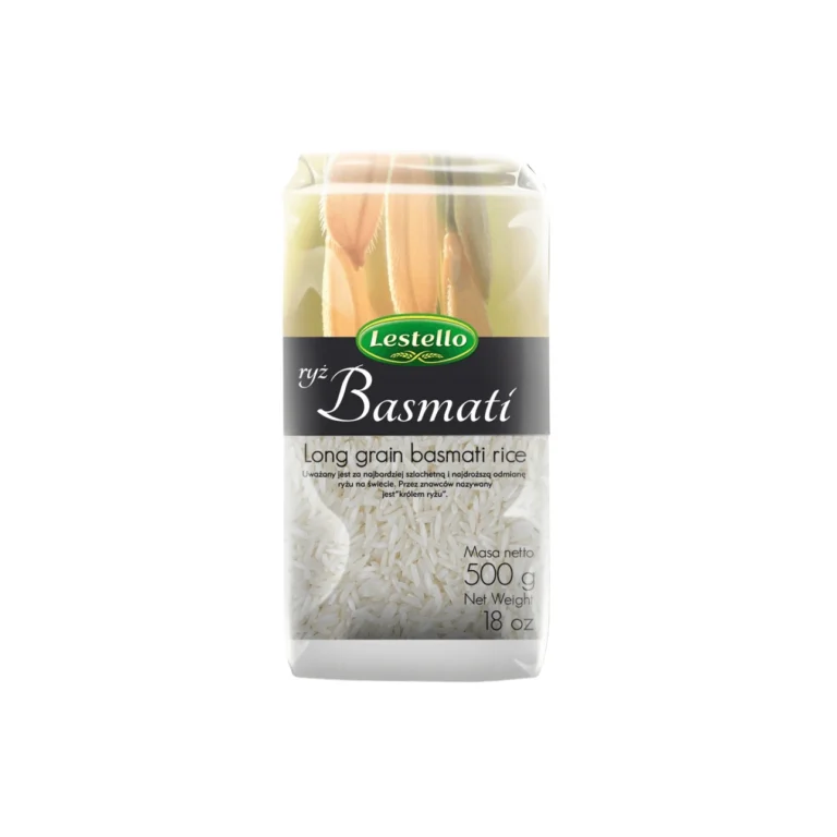 Ryż basmati. Opakowanie o wadze 500g.