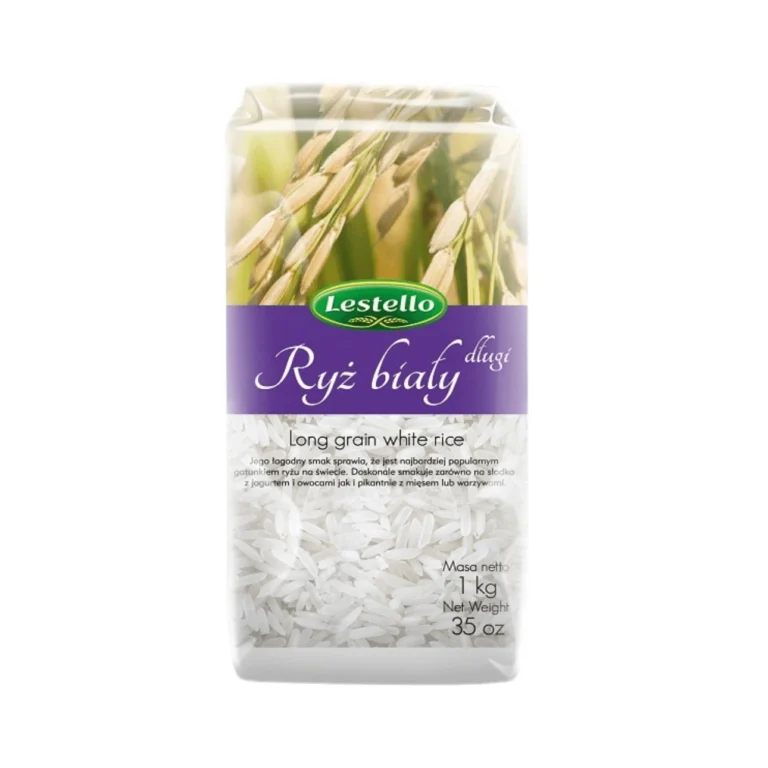 Ryż biały długi. Opakowanie o wadze 1kg.