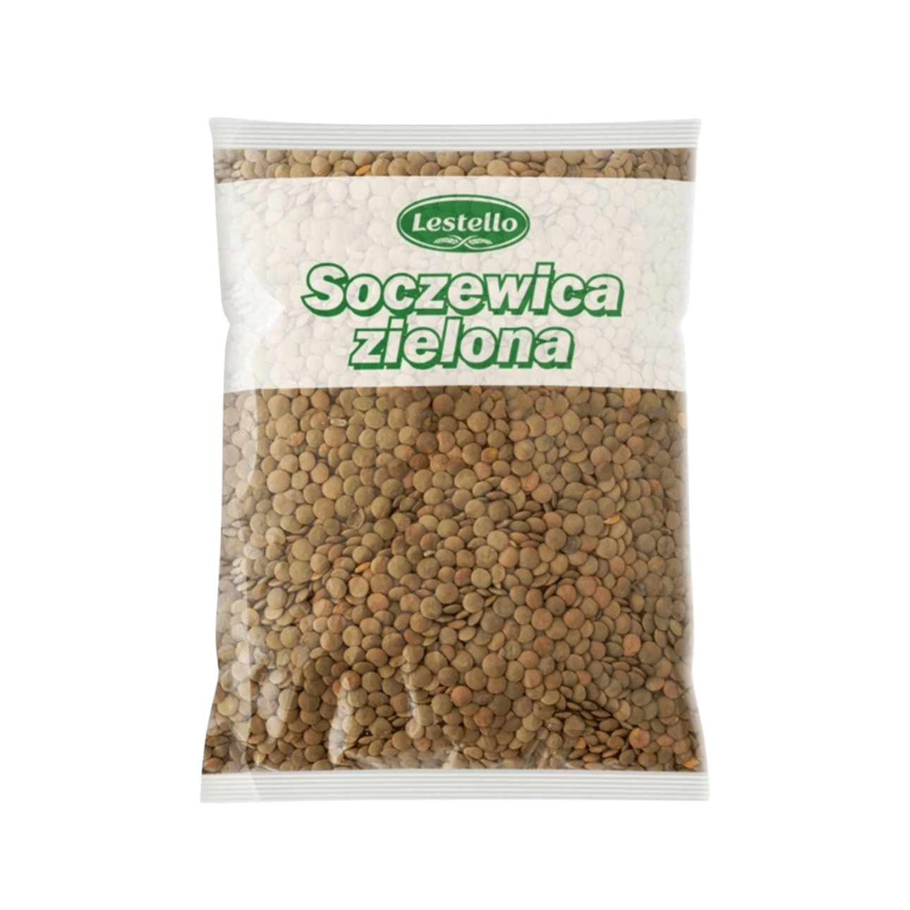 Soczewica zielona. Opakowanie o wadze 1kg.